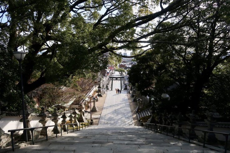 Walkway to shrine