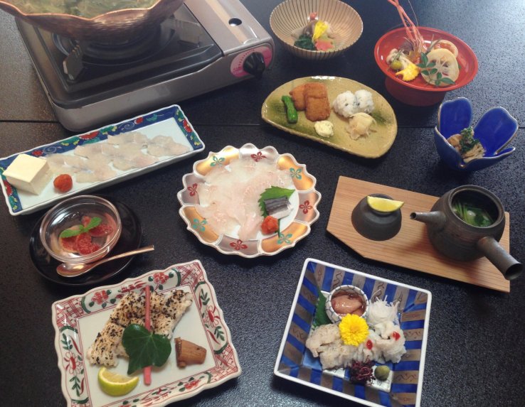 Hamo course meal