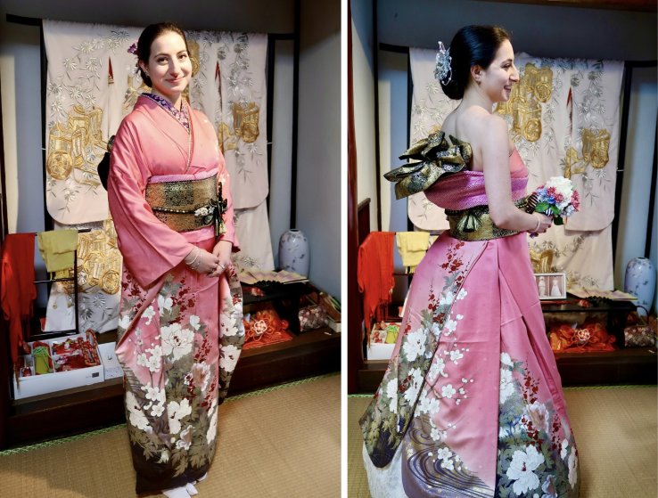 Traditional kimono vs. oriental dress
