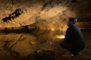 One of the deepest caverns and an underground lake