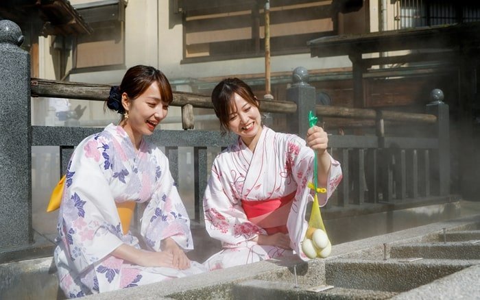 Cooking in hot springs provides a truly unique culinary experience