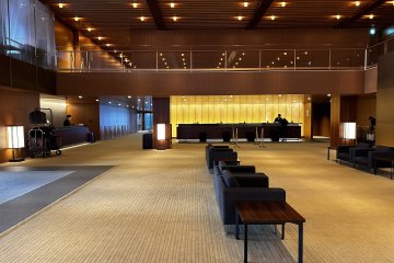 Minimalist Check-in Lobby at the Okura Tokyo