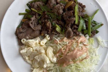 Stir fried beef plate