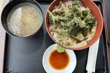 Negitoro don, rich and delicious