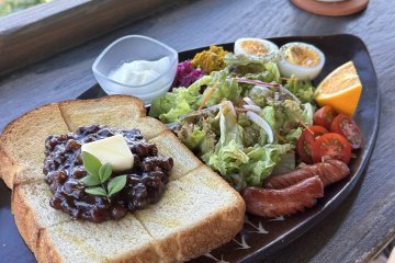 Ogura toast breakfast