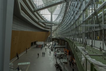 The size at Tokyo International Forum near Yurakucho Station is breath taking