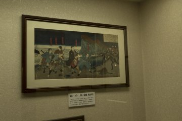 Ukiyo-e is my favourite art form and this print was spectacular at the Metropolitan Police Museum at Kyobashi