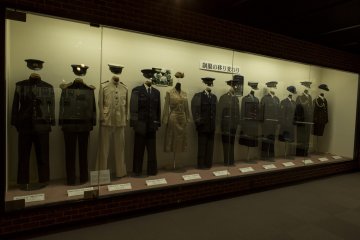 The evolution of uniforms of the year from both male and female officers