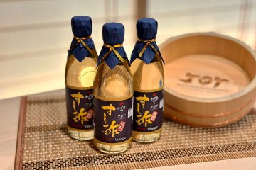 Sake set and varieties optional with experience