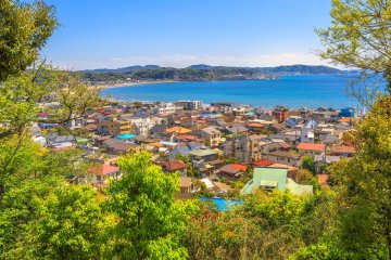 View of Sagami Bay from Hasedera