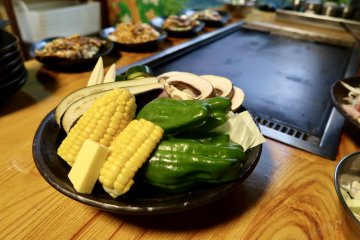 Vegetables from Sakura-tei’s farm
