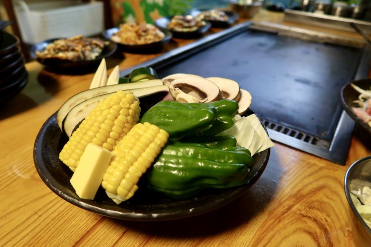 Vegetables from Sakura-tei’s farm