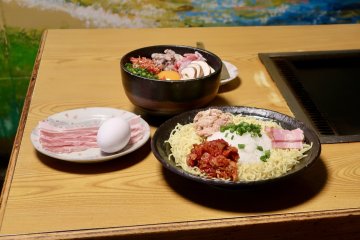 Sakurayaki and Sakura-tei sobameshi