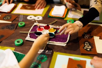 Fun workshops using materials from Tokyo
