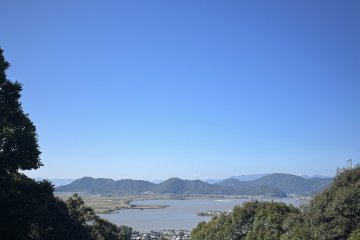 View from the lookout by Sogenji Temple, over Lake Sainoko