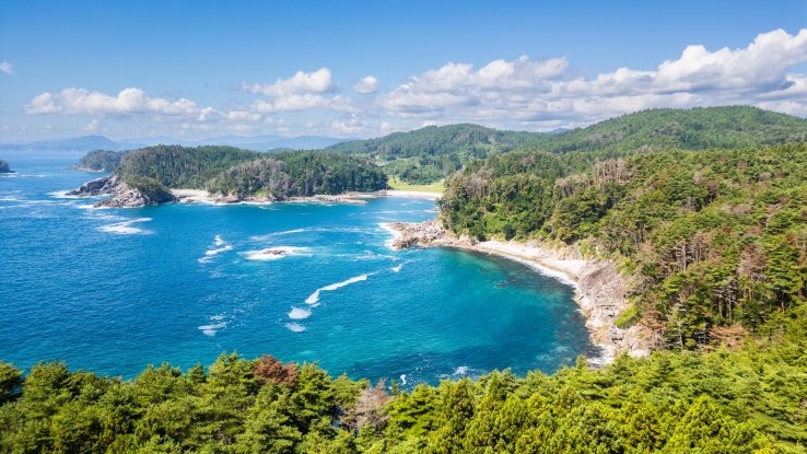 Le littoral de Rikuzentakata