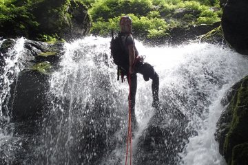 Canyoning in Chichibu