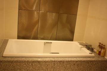 Feel clean using their new bathroom facilities