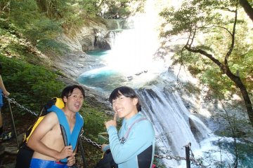 Quick pose before we get wet