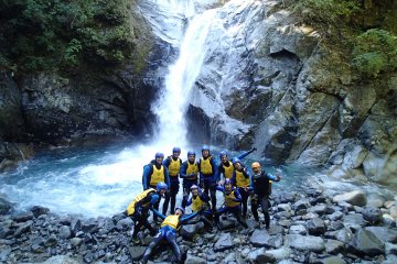 After going down the biggest waterfall