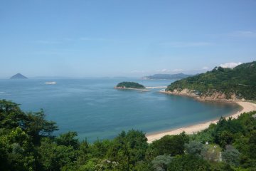 The "art island" is also known for its spectacular natural beauty