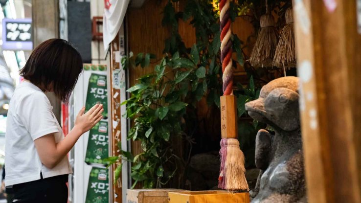 Tanuki statue