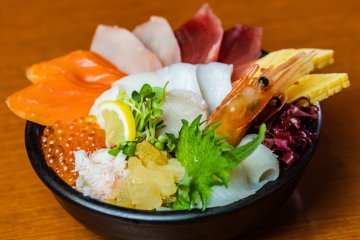 Fresh Hokkaido seafood