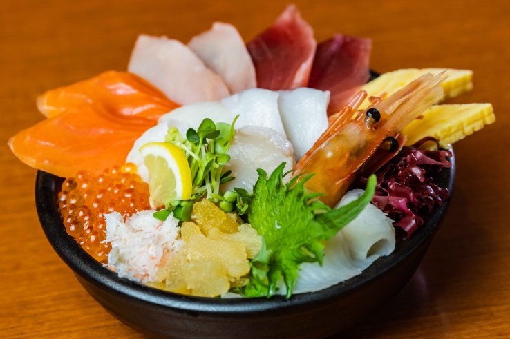 Fresh Hokkaido seafood