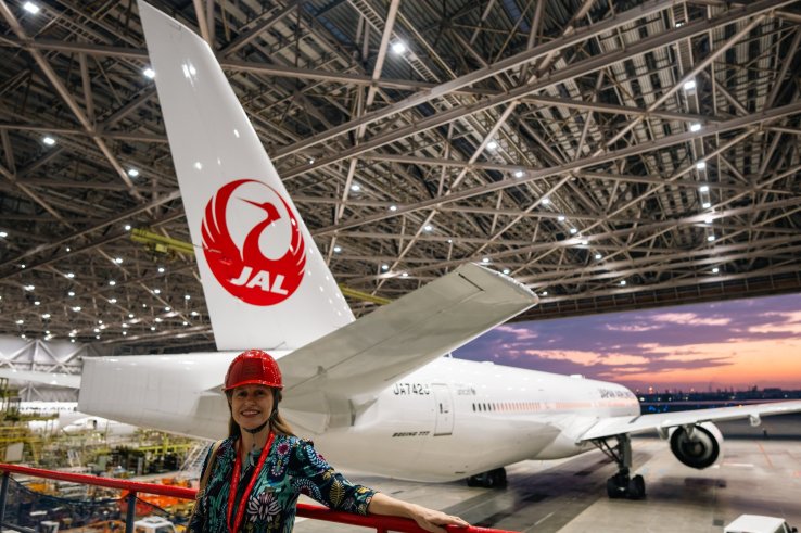 Capturing a rare chance to get up close with an airplane | *Please note that aircraft is not always stationed in the hangar