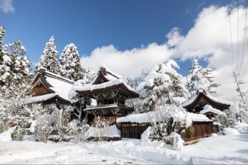 Winter Views of Hida Furukawa