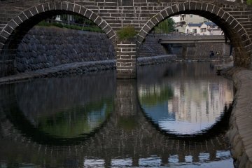 Megane-bashi from the right side of the river