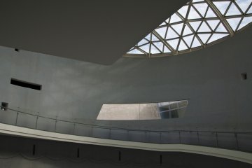 A look inside the dramatic entrance hall