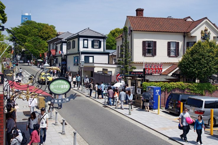 Kitano Street in Kobe showcases some unique, Western architectural influences