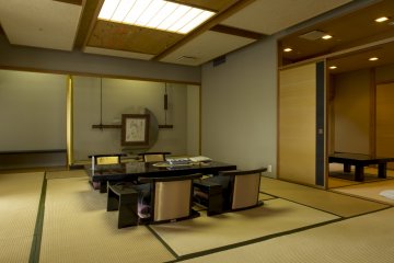 The Suit room is incredibly large and also has its own tea room