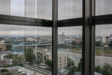 View coming up the elevator