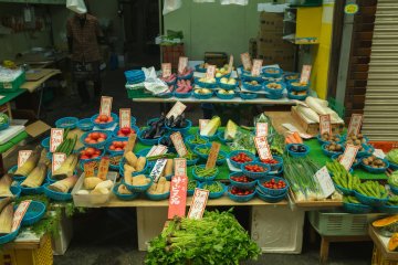 Fresh market in Japan