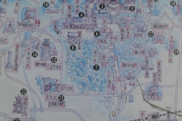 Map of Omiwa shrine