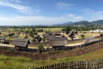 Reconstructed Yayoi settlement at Yoshinogari Historical Park