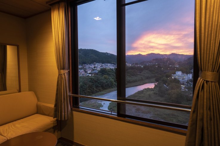 View from one of Kamenoi Hotel Ome’s guest rooms