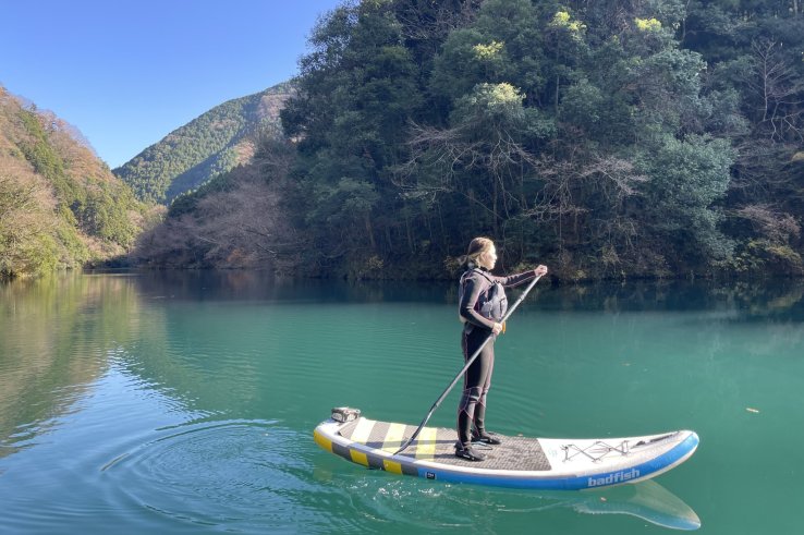 SUP on the Tama River