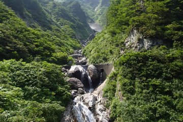 Some of the many waterfalls