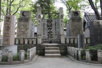 Yokozuna Stone at Tomioka Hachiman Shrine