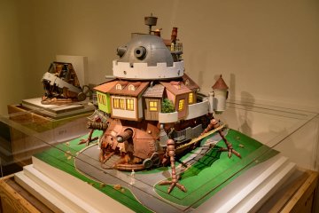 The iconic castle from Howl’s Moving Castle