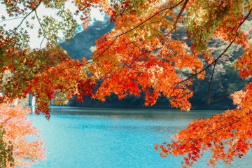 Usui Lake in Gunma Prefecture