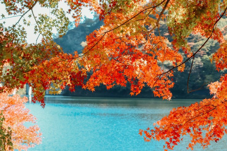 Usui Lake in Gunma Prefecture