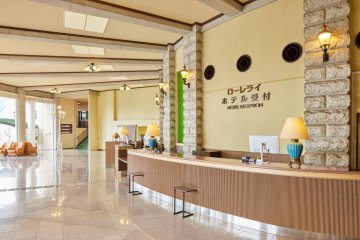 Hotel Lorelei’s lobby