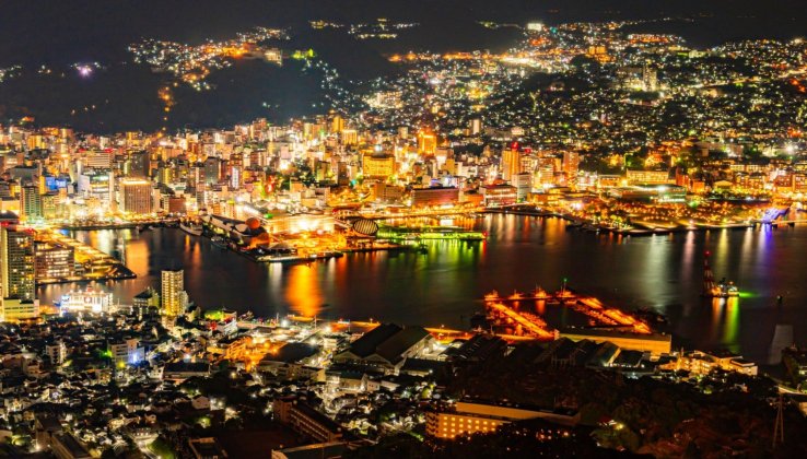 Mt. Inasa night view