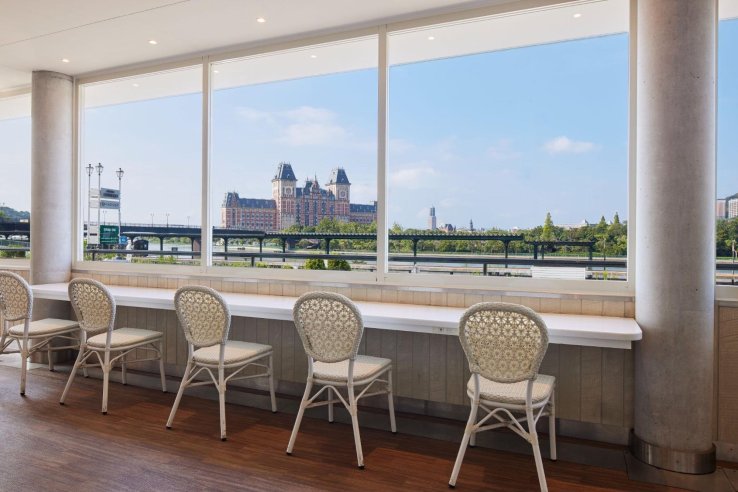 View of Huis Ten Bosch from Restaurant “Lorelei”