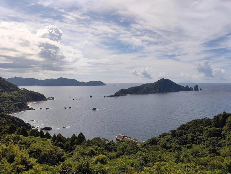 View of Kurose Beach from Kasasa Art Museum
