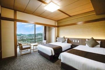 River-view guest rooms